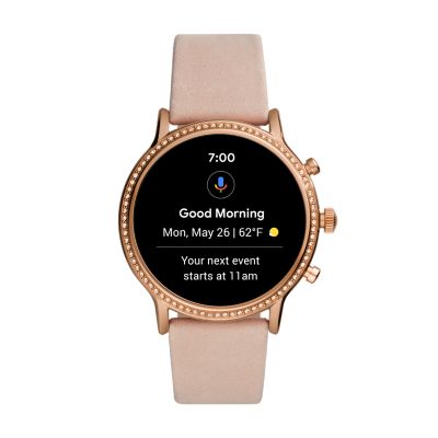 Gen 5 Smartwatch - Julianna HR Blush Leather - Fossil