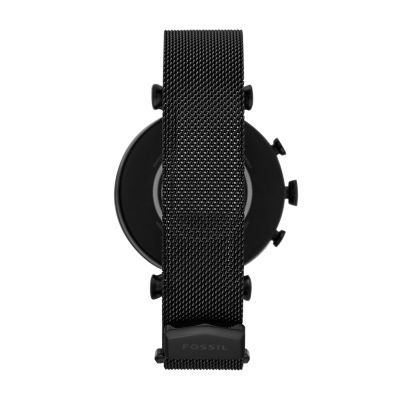 Montre connectée 4ème génération fossil explorist hr outlet en silicone noir