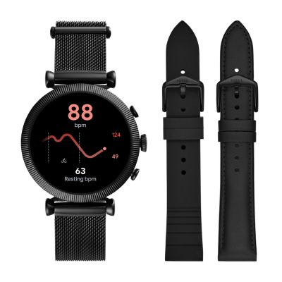 Gen 4 Smartwatch Sloan HR Black Stainless Steel Mesh FTW6055SET