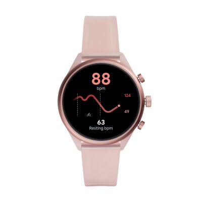 Fossil Sport 41 mm Blush Silicone FTW6056 Fossil