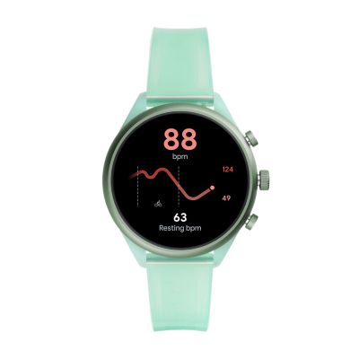 Fossil Sport 41 mm Mint Silicone FTW6057 Fossil