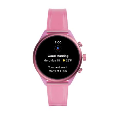 Fossil Sport 41 mm Hot Pink Silicone - FTW6058 - Fossil