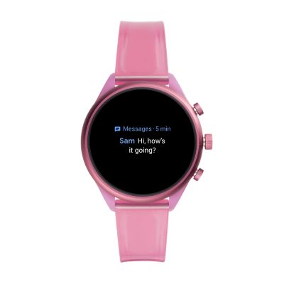 Fossil Sport 41 mm Hot Pink Silicone FTW6058 Fossil