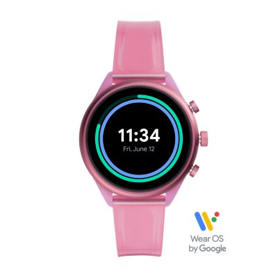 Fossil Sport 41 mm Hot Pink Silicone FTW6058 Fossil