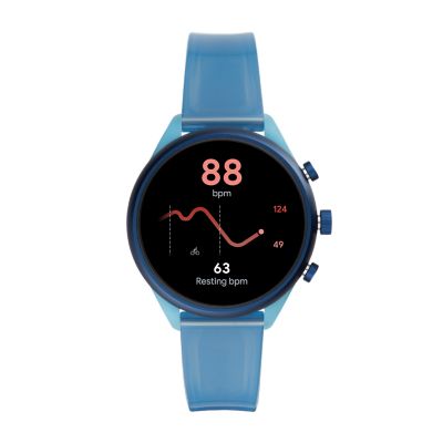 Fossil Sport 41 mm Blue Silicone FTW6059 Fossil