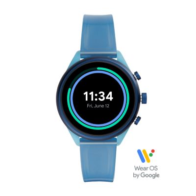 Fossil Sport 41 mm Blue Silicone