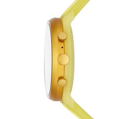 Fossil Sport 41 mm Yellow Silicone FTW6060 Fossil