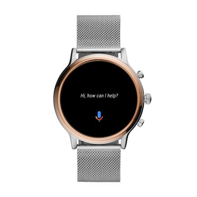 Gen 5 Smartwatch Julianna HR Stainless Steel Mesh FTW6061 Fossil