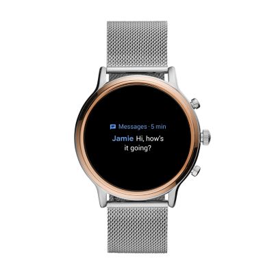 Fossil smartwatch uomo con cinturino in 2025 acciaio inox ftw1161