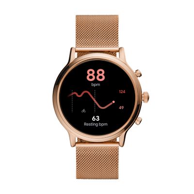 Rose gold cheap google watch