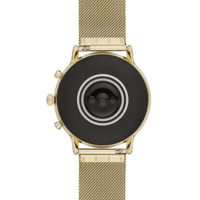 Gen 5 Smartwatch Julianna HR Gold Tone Stainless Steel Mesh