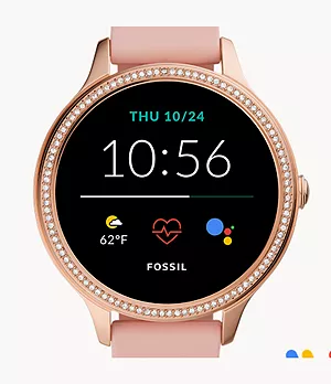 Smartwatch 5.ª generación de silicona rosada