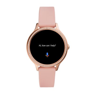 Fossil gold hot sale smart watch