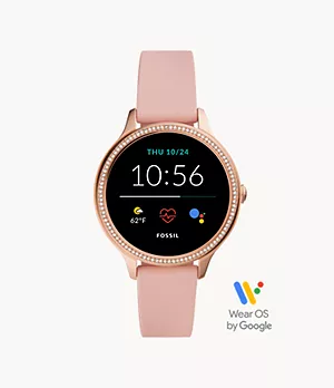 Smartwatch Gen 5E con cinturino in silicone tonalità rosa cipria