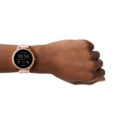 REMIS NEUF Montre connect e G N 5 E en silicone rose poudr