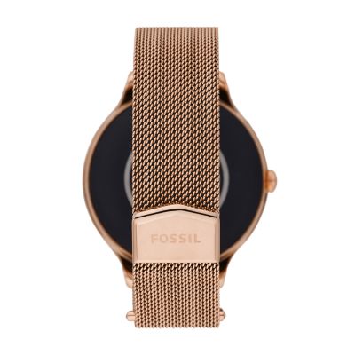 Gen 5E Smartwatch Rose Gold-Tone Stainless Steel Mesh