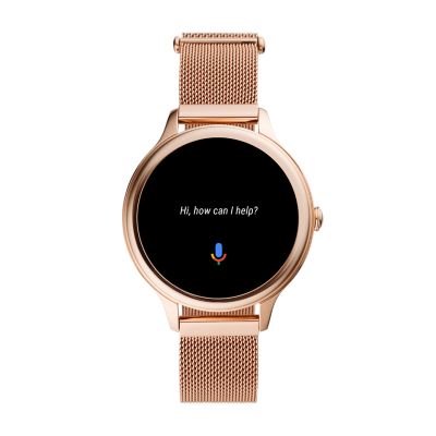 Đồng hồ thông minh Gen 5E màu vàng hồng (Gen 5E rose gold-tone smartwatch): Vẻ đẹp của thiết kế Gen 5E với màu sắc vàng hồng sẽ khiến bạn say đắm. Với tính năng thông minh hiện đại, bạn có thể theo dõi các thông báo và tình trạng sức khỏe một cách dễ dàng. Hãy xem ngay hình ảnh liên quan để khám phá đồng hồ thông minh này.