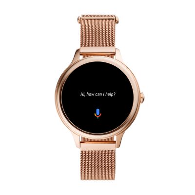 Fossil hotsell smartwatch gold