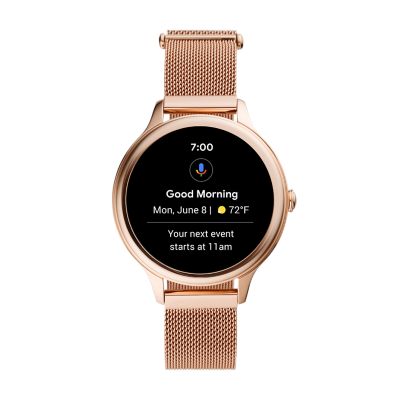 Smartwatch 5.ª generación de acero inoxidable en rosa