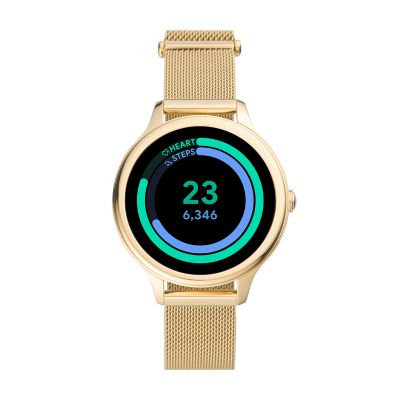 Fossil smartwatches outlet gold