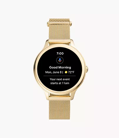 Gen 5E Smartwatch Gold-Tone Stainless Steel - FTW6069V - Fossil