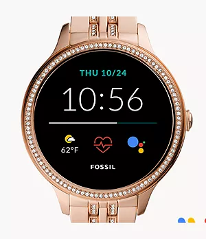 Smartwatch Gen 5E con bracciale in acciaio tonalità oro rosa