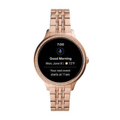 Gen 5E Smartwatch Rose Gold-Tone Stainless Steel - FTW6073 - Fossil