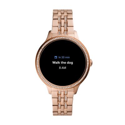 Fossil smartwatch best sale gold mens