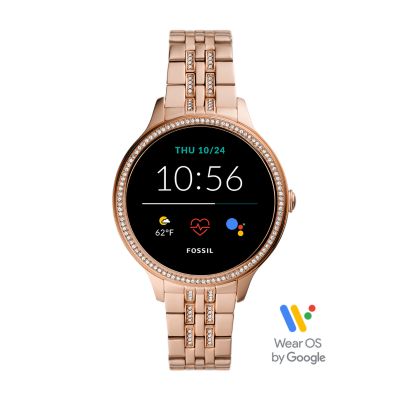 Gen 5E Smartwatch Rose Gold-Tone Stainless Steel - FTW6073 - Fossil