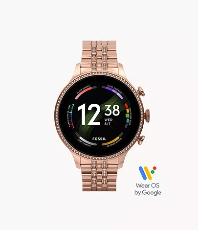 Gen 6 Smartwatch Rose Gold-Tone Stainless Steel - Ftw6077 - Fossil