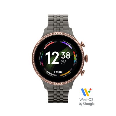 Gen 6 Smartwatch Gunmetal Stainless Steel FTW6078 Fossil