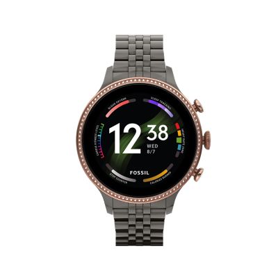 tusind jorden afbalanceret Gen 6 Smartwatch Gunmetal Stainless Steel - FTW6078V - Fossil