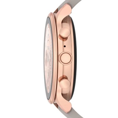 Montre connectée best sale femme cuir