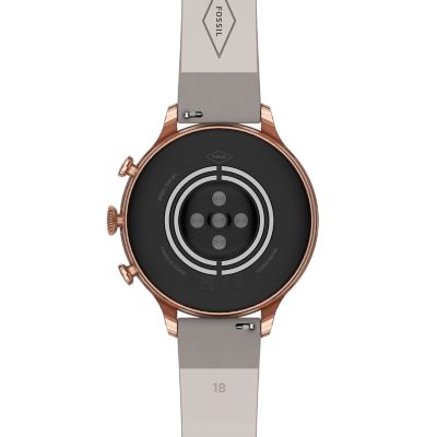 Refurbished fossil sport smartwatch blush online silicone