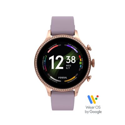 Gen 6 Smartwatch Purple Silicone FTW6080 Fossil