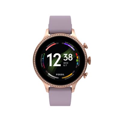 Steil afgunst weefgetouw Gen 6 Smartwatch Purple Silicone - FTW6080V - Fossil