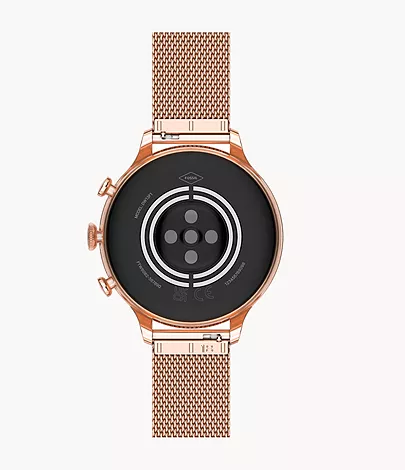 Gen 6 Smartwatch Rose Gold-Tone Stainless Steel Mesh - FTW6082 - Fossil