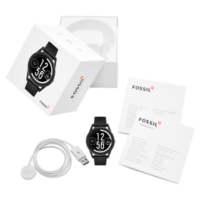 Fossil gen sale 3 black silicone