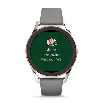 Can i answer calls online on my fossil smartwatch