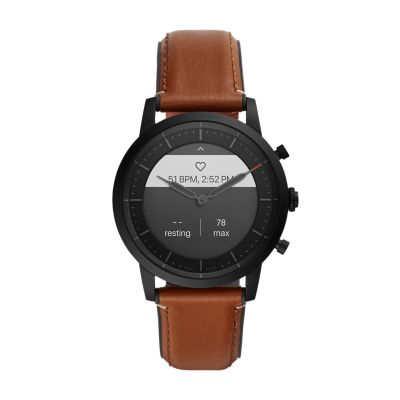 REFURBISHED Hybrid Smartwatch HR Collider Tan Leather