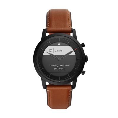 REFURBISHED Hybrid Smartwatch HR Collider Tan Leather FTW7007J