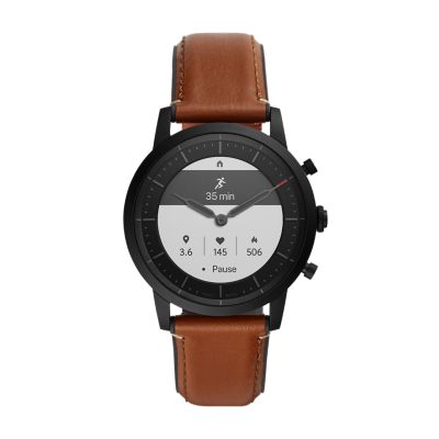REFURBISHED Hybrid Smartwatch HR Collider Tan Leather - FTW7007J 