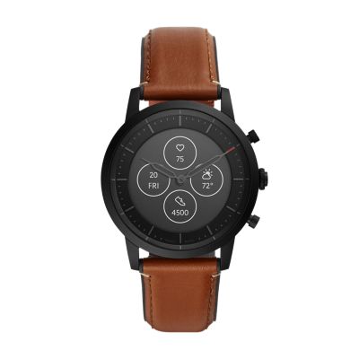 REFURBISHED Hybrid Smartwatch HR Collider Tan Leather FTW7007J