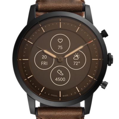 fossil men's hybrid smartwatch machine