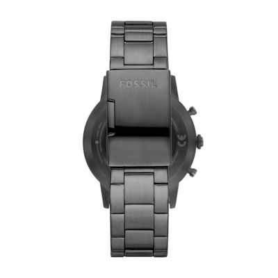 Hybrid Smartwatch HR Collider Smoke Stainless Steel - FTW7009 - Fossil