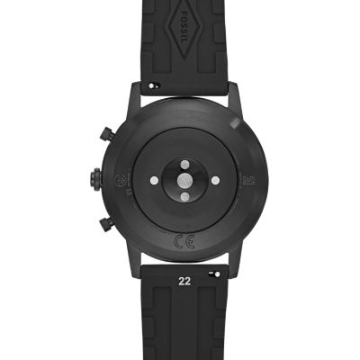 Hybrid Smartwatch HR Collider Black Silicone FTW7010 Fossil