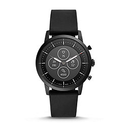 REFURBISHED Hybrid Smartwatch HR Collider Black Silicone