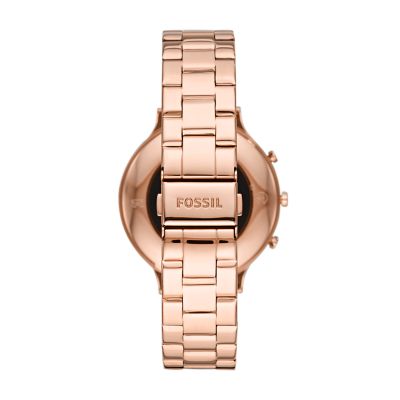 Hybrid Smartwatch HR Charter Rose Gold-Tone Stainless Steel - Fossil