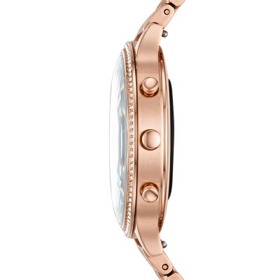 Fossil hybrid cheap smartwatch rose gold