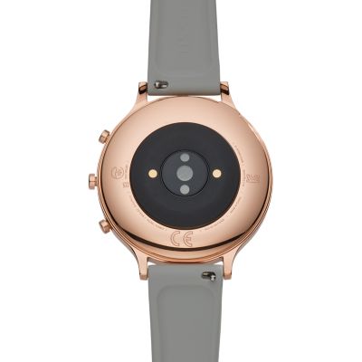 Fossil hybrid smartwatch hr charter blush silicone new arrivals